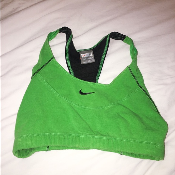 Nike Other - Nike green active sports bra size m